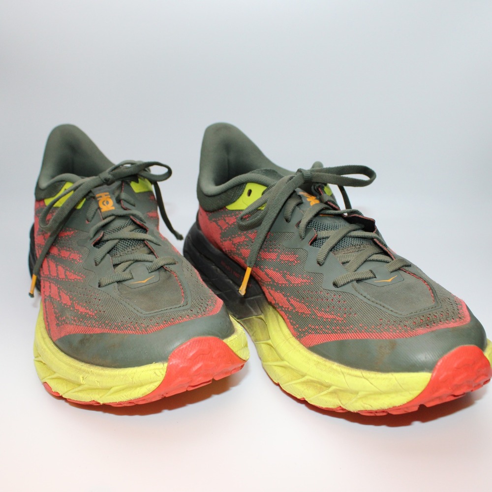 Hoka Speedgoat 5 Men's 12D Thyme Fiesta Trail Running Shoes 1123157 TFST Vibram